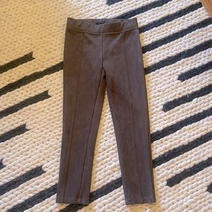 Andrew Marc Faux Suede Ponte Pants NWOT
